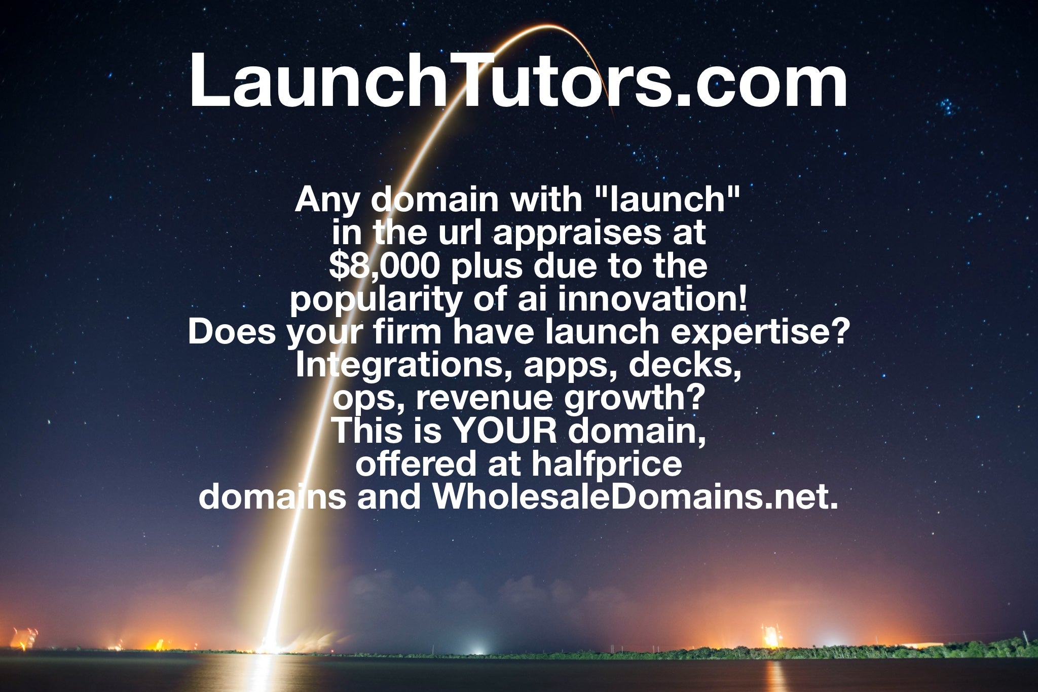 LaunchTutors.com Premium Domain Name